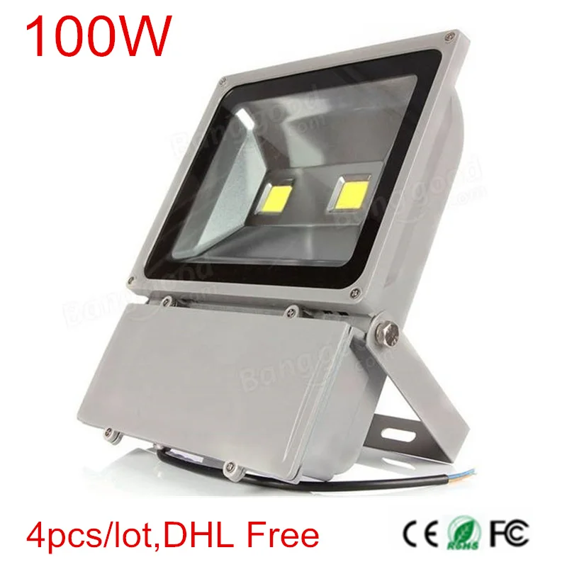 

4X Waterproof IP65 100W High Power Led Floodlight Outdoor Led Flood light Energy Saving Lamp Warm White/Natural White/Cold White