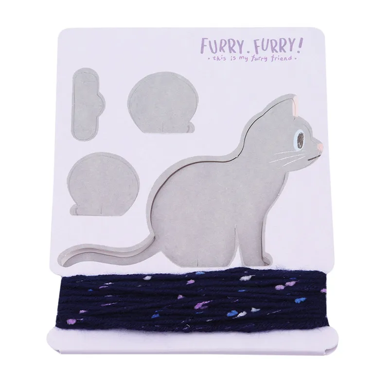 3D креативный восстание мультфильм Животные день рождения поздравительная