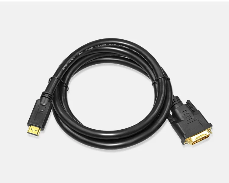 Бесплатная доставка HDMI к DVI 24 + 1 штыревой адаптер конвертер hdmi 3D кабель 1080P XBOX DVD HDTV