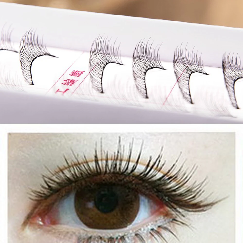Толстые Длинные Накладные ресницы ручной работы норковые объемные для макияжа 10