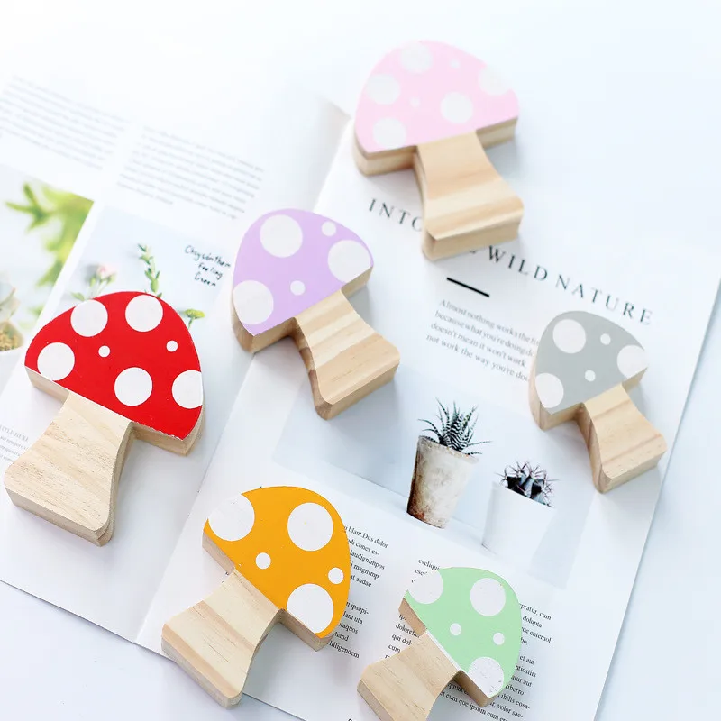 Деревянный грибок для детской комнаты декор 3 шт./лот деревянный орнамент