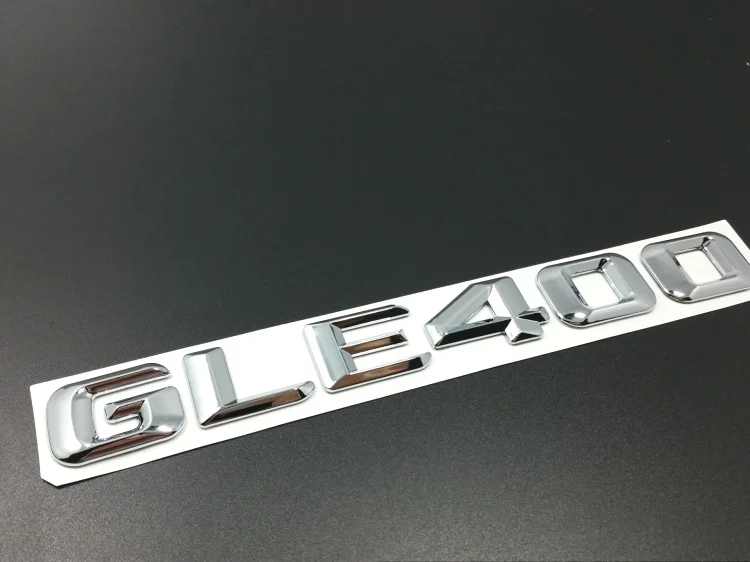 Значок Задняя эмблема багажника для Mercedes GLE Class GLE400 GLE320 GLE300 GLE63 хромированные