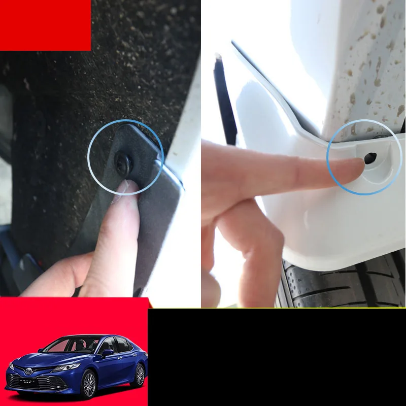 Lsrtw2017 инженерные Пластиковые Автомобильные Брызговики для toyota camry 2019 2020 2021 70 v70 xv70