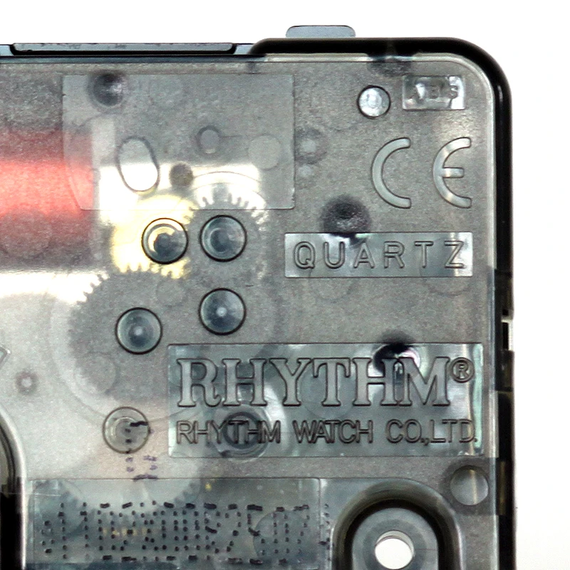R пластиковые кварцевые часы с длинными черными стрелками механизм DIY