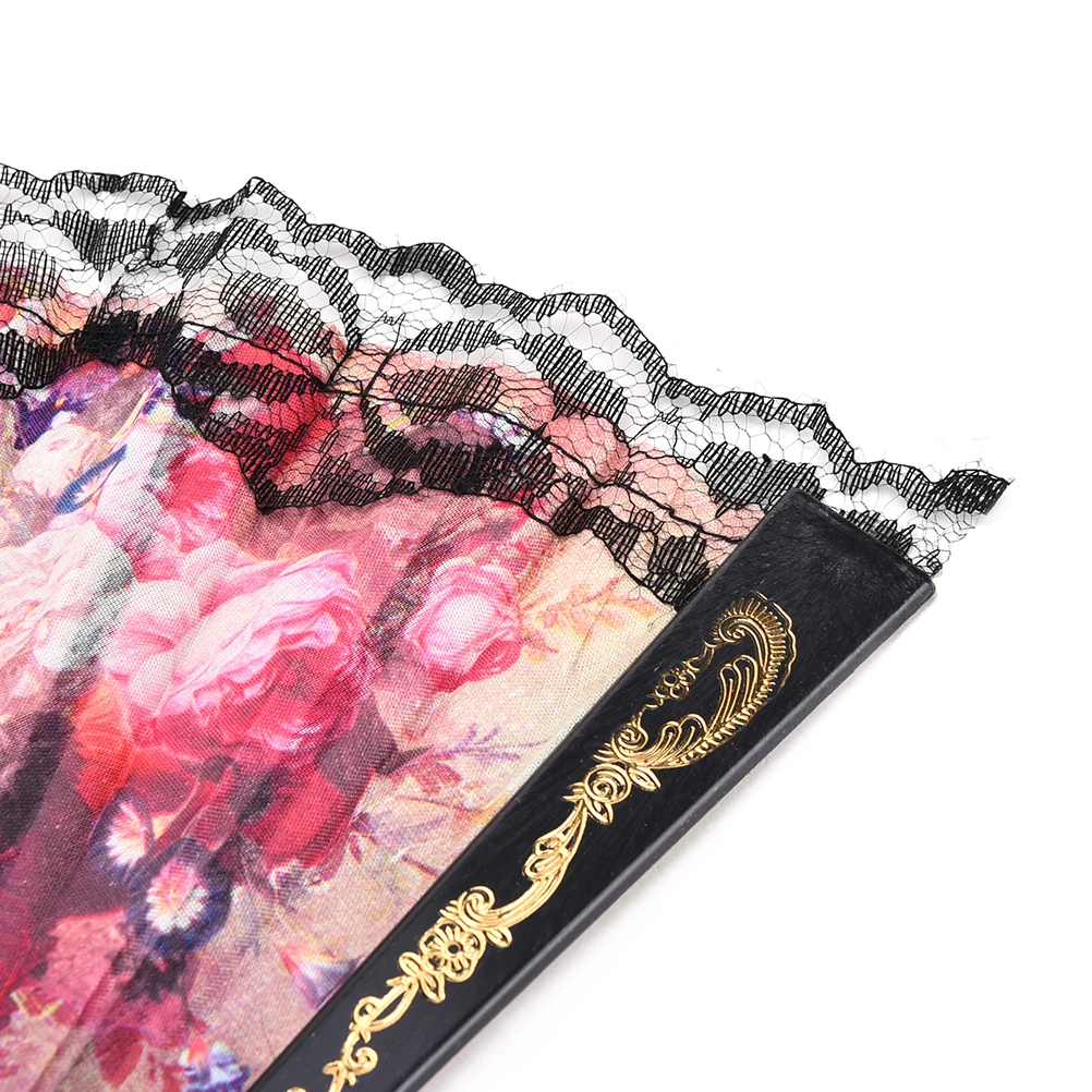 1 шт. китайский/испанский Стиль с веером Свадебная вечеринка гетры кружевами из