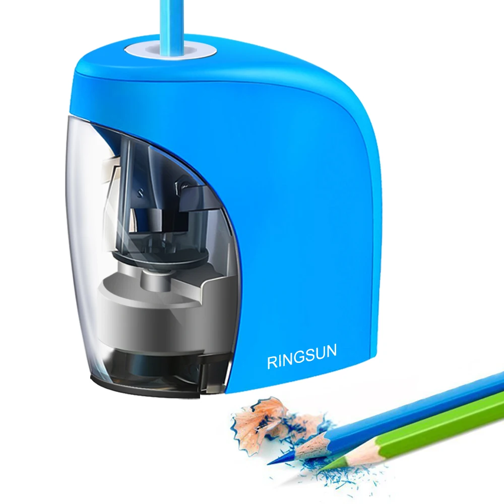 Электрическая автоматическая точилка для карандашей школьная канцелярские