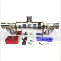 car exhaust pipe vacuum pump variable valve mufflers remote control stainless steel universal id 51 63 76 mm t shape weld edge