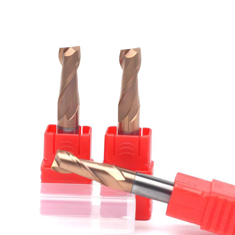 

1pcs HRC55 2 Flutes 10mm~16mm 75L 100L Solid Carbide endmill CNC Milling Cutter Tungsten Steel End Mill CNC Router Bits