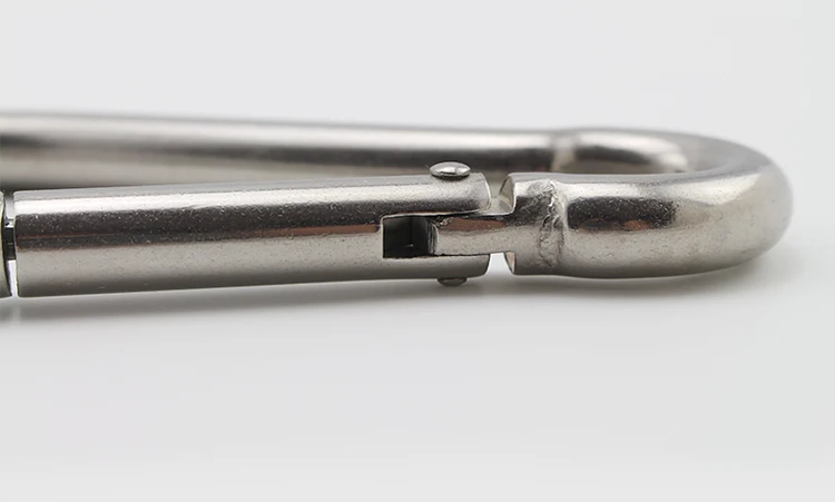 Быстрая Пряжка из нержавеющей стали 304 безопасный пружинный крючок для