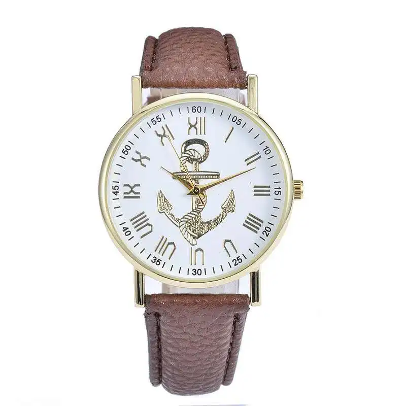 Продаем простые часы с рисунком якоря женские часы|Часы для любимого| |