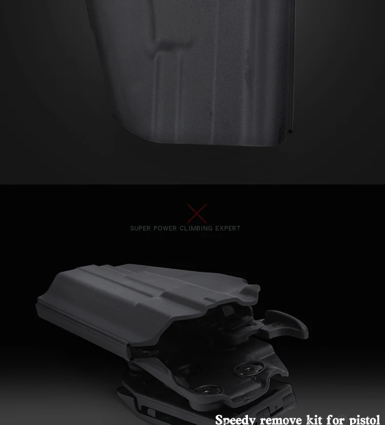 Военная кобура Fit Глок 18C 20 21 22 37 H& K P30L 45 боевой пистолет ремень кобуры пистолет