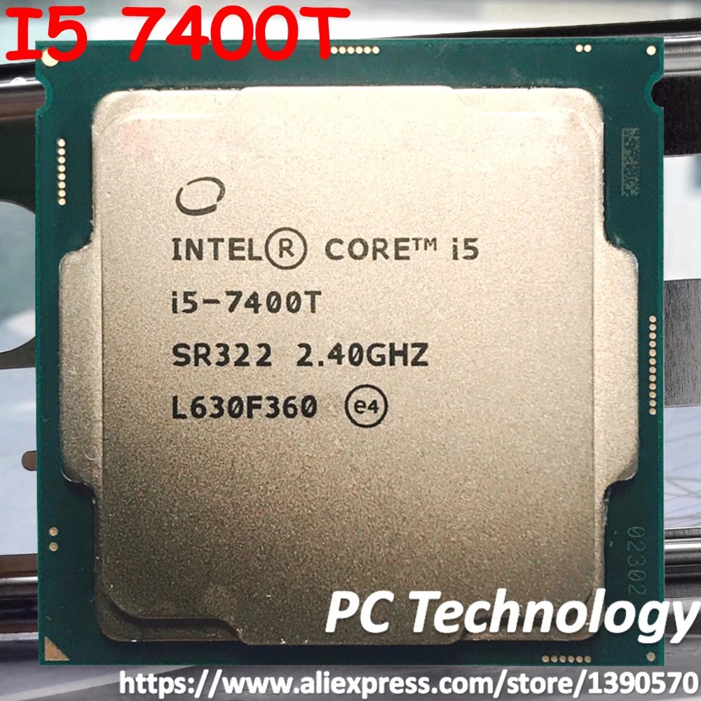 Оригинальный процессор Intel Core I5 7400T четырехъядерный 2 4 ГГц Кэш память 6 Мб LGA1151