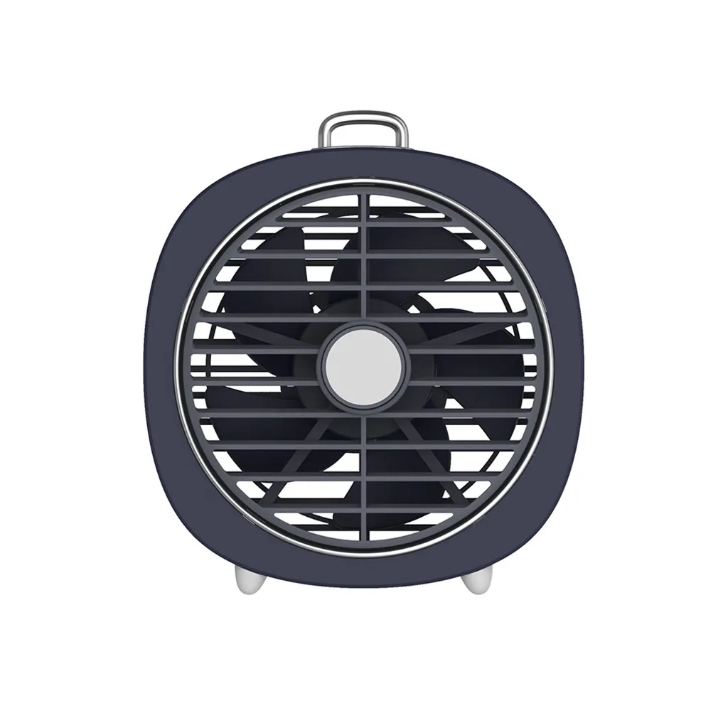 CARPRIE мини перезаряжаемый вентилятор Настольный Вращающийся светодиодный