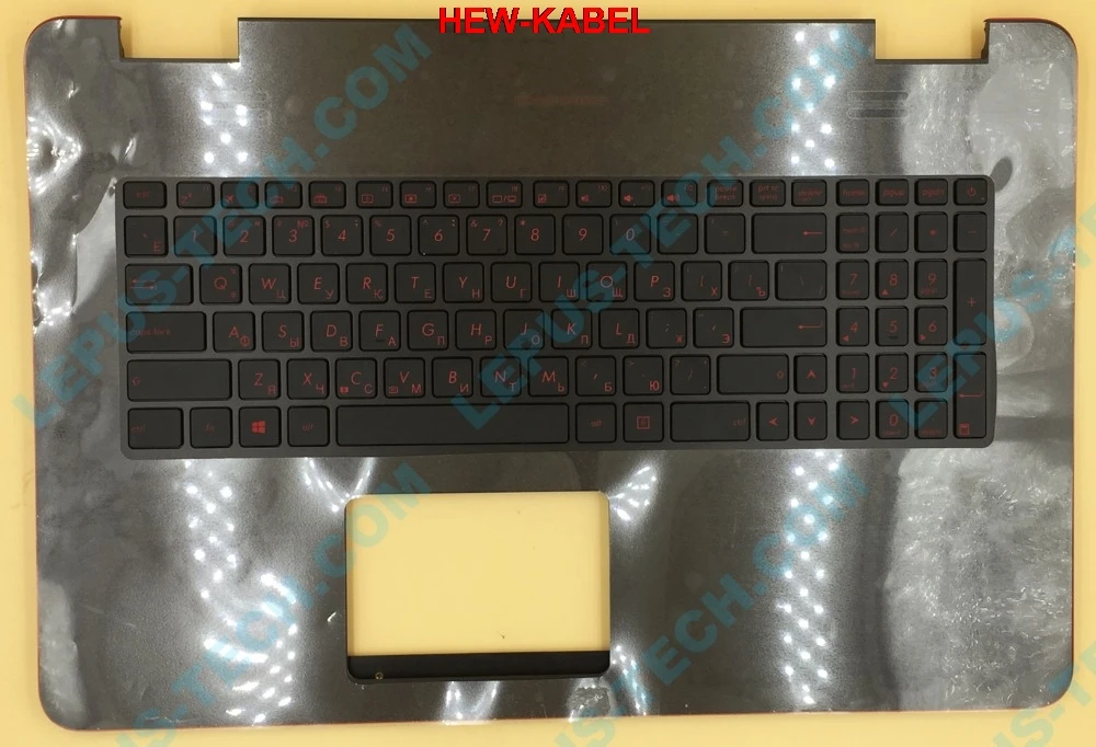 Русская RU клавиатура для ASUS G771 G771JW GL771JM GL771JW с подставкой подсветка верхний