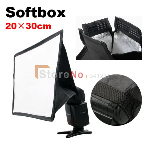20x30 см рассеиватель софтбокса для вспышки и сумка 580 EXII/430 EXII SB900 SB600 YongNuo light|flash softbox