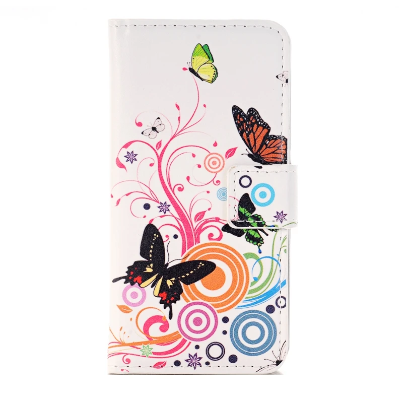 Цветной чехол для телефона из искусственной кожи для Alcatel One Touch Pop 3 5015D pop35.5/5015 D3 C9 задняя крышка откидной стильный с подставкой сумка