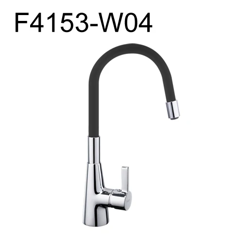 F4153W04 Frap Высокое качество 7-Цвет силикагель нос любой направление вращения Кухня смеситель холодной и горячей Цвет Фул смеситель для воды F4153 - Цвет: F4153W04