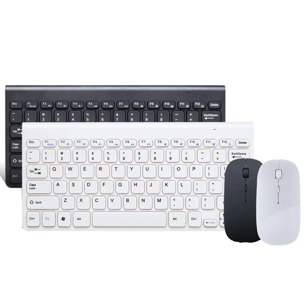 

2.4GHz Wireless Keyboard + Wireless Gaming Mouse Combo Set For Laptop PC Desktop EM88