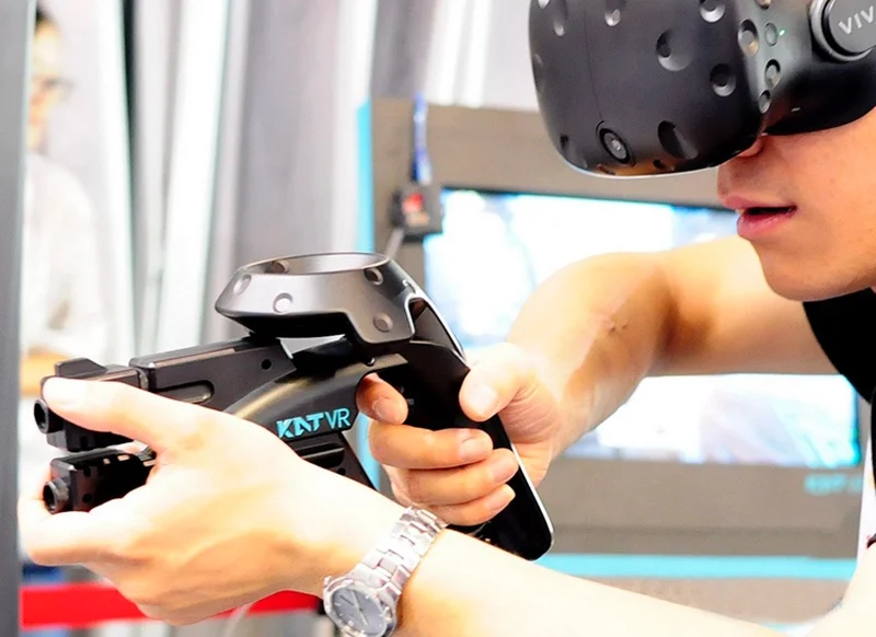 VR пистолет для htc Vive VR PRO гарнитура очки VR опыт магазин ручка контроллер чехол VR пистолет маленький пистолет стрельба игра