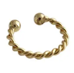 1Pc ER18164-3 Gold F.I.N.S 1 шт. S925 чистые стерлинговые серебряный крючок для уха манжеты цепи двухслойные женские серьги стекируемые корейский клип серьги без шт - Окраска металла: 1Pc ER18164-3 Gold