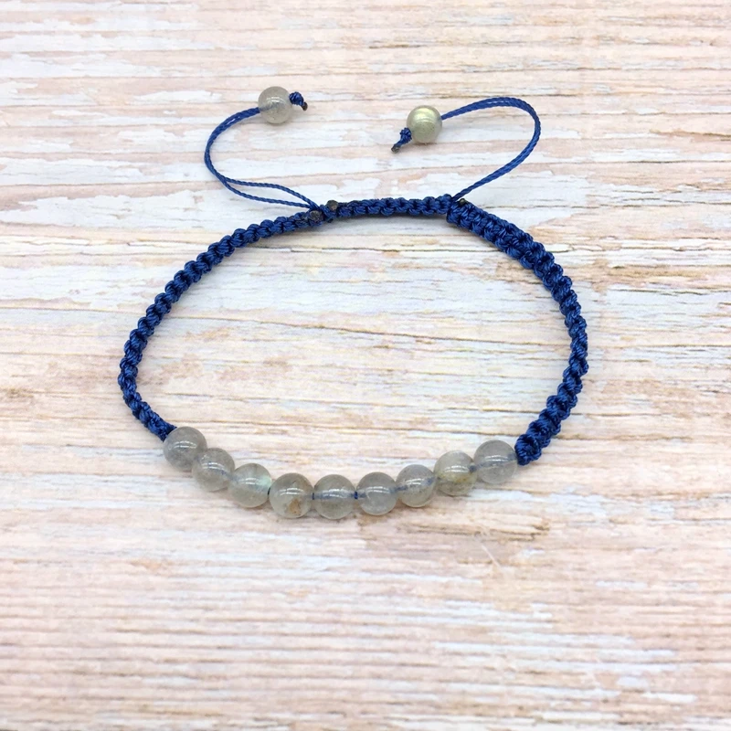 Модные каменные бусины проволока для браслетов шнур проложить браслеты женщина