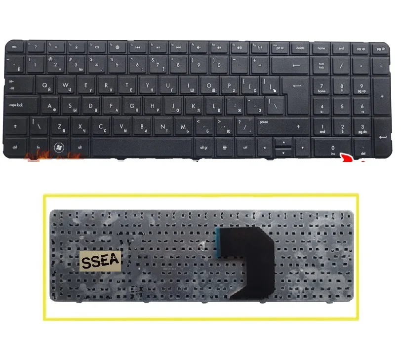 Новый ноутбук русская клавиатура черный для HP павильон G7 1000 R18 G7T 1100 1200 Русская