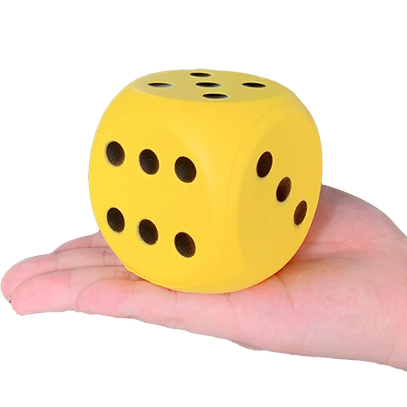 Jumbo Dice сжимающие игрушки мягкие медленно растущие образования моделирование крем ароматизированный стресс облегчение Забавный Рождественский подарок игрушка для детей