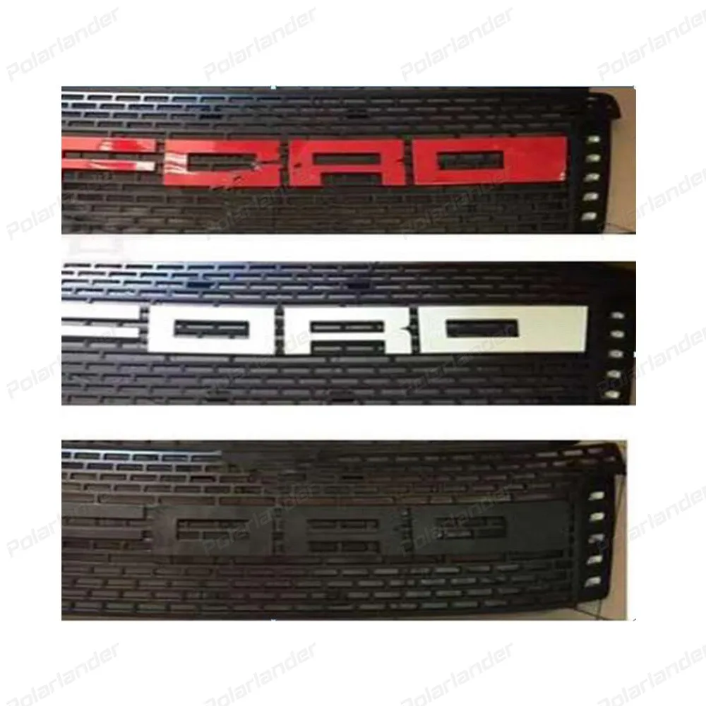 Гриль LED Ranger для ford Racing grilleABS пикап 2012 2015 Черная передняя решетка отделка|front grill|grill