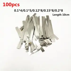 100 шт. никелированные стальные полосы, никелевые полосы для ремня 18650 Аккумуляторная машина для точечной сварки Welderspot welder