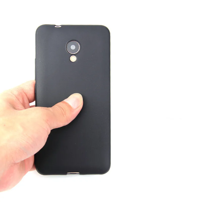 HOECOGE сплошной цвет мягкий силиконовый чехол для мобильного телефона Meizu M5s 5 2