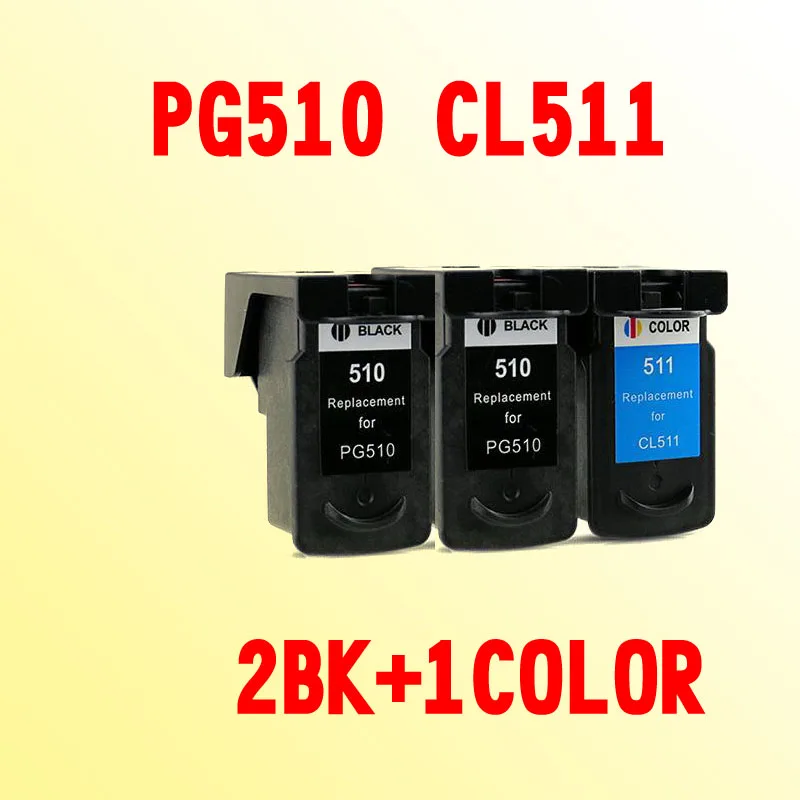 3x ink cartridges compatible for CANON PG510 PG510XL PG-510 CL511 CL511XL CL-511 PIXMA MP230 240 250 260 270 280 282 | Компьютеры и