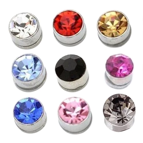 Круглые серьги гвоздики для мужчин и женщин крепкие магнитные железные