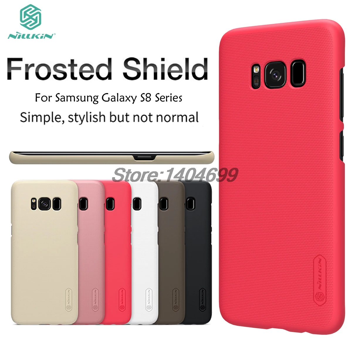Чехол Nillkin для Samsung Galaxy S8 матовый защитный жесткий чехол накладка S8|case for samsung|case