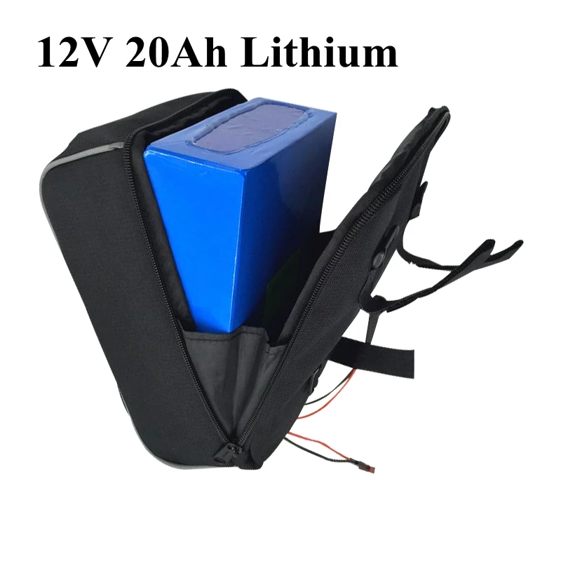 12V 50Ah 20Ah lithium ion 12V 40Ah 12v 30Ah li ion battery for golf trolly cart scooter Portable power supply+ charger+ bag