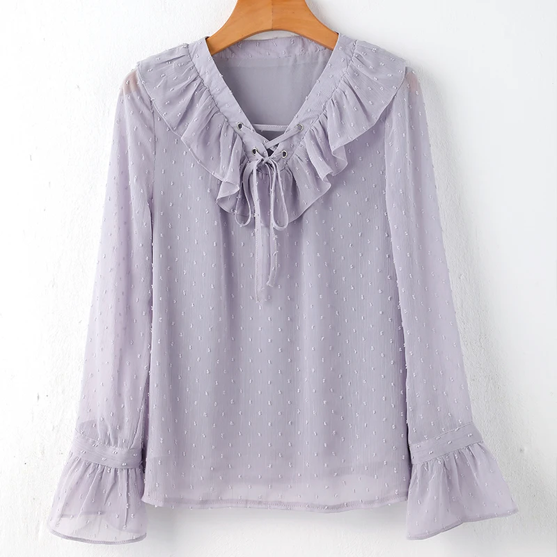 Женская одежда 2019 Новые поступления Весна Лето Офисная Леди вспышка с длинными