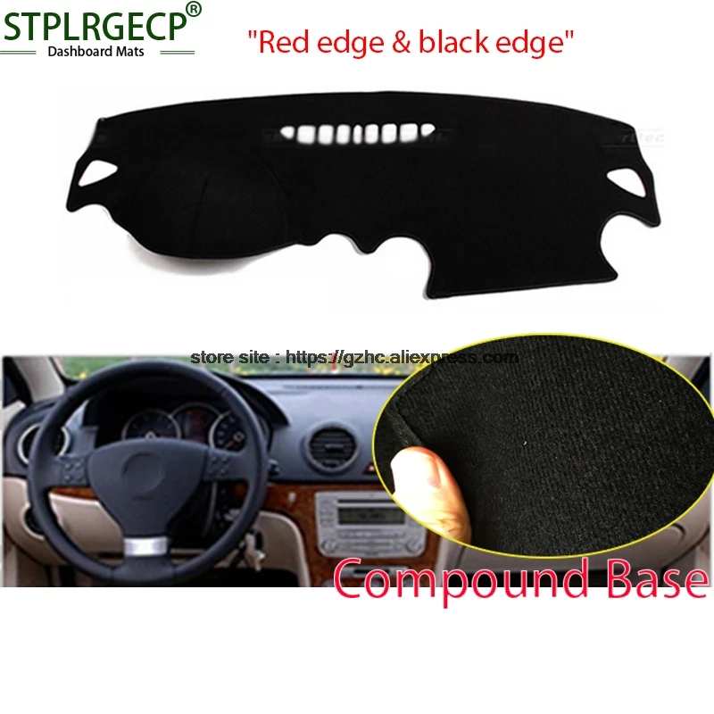 

StplrgeCP For VW volkswagen livida double layer Car Dashboard Cover Avoid Light Pad Instrument Platform Dash Board Cover Sticker
