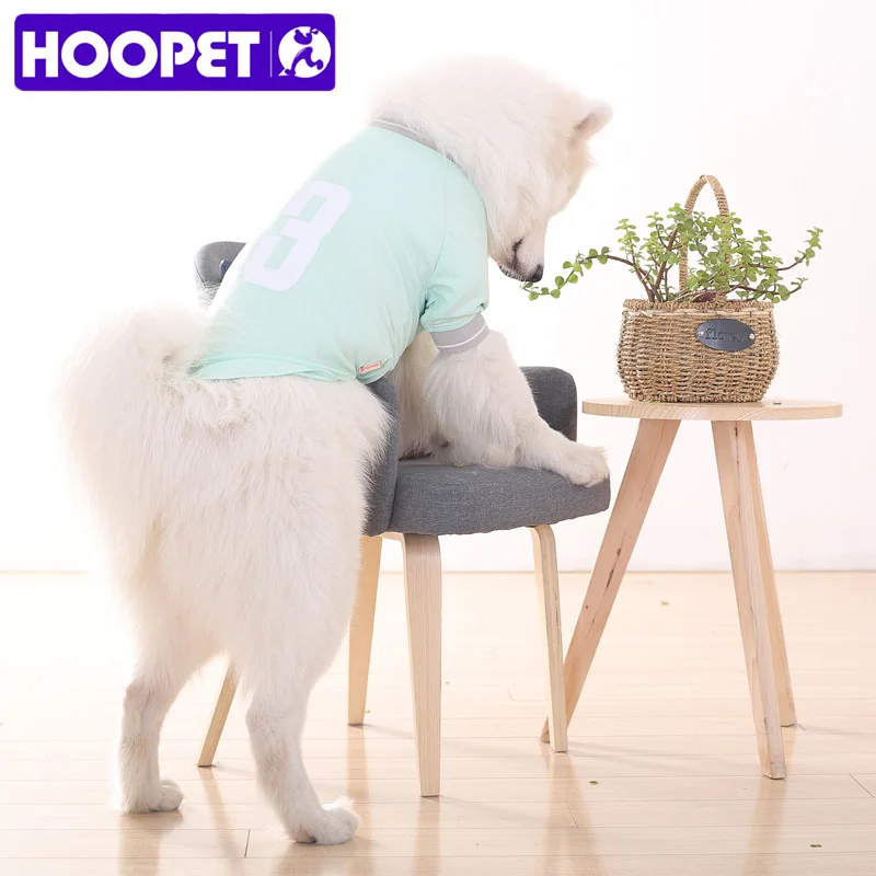 HOOPET летняя одежда для больших собак Повседневная оранжевая спортивная одежда| |