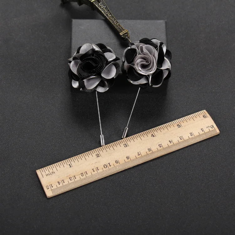 Brand New Lapel Flower Daisy Handmade Boutonniere Stick Brooch Pin Men Cool Beautiful Accessories in Party Wedding Brooches