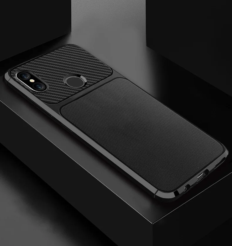 Carbon Case Soft TPU Cover For Xiaomi 8 Explorer F1 Simple Capa Redmi Note5Pro Note6 Redmi6A Phone Cases |