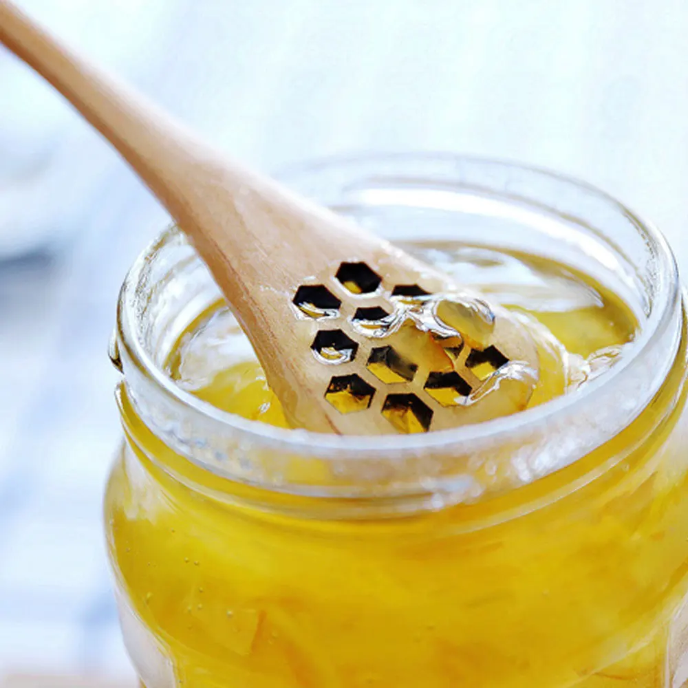 Креативный деревянный медовый Миксер для кофе молока мини-ручка мешалка ложки