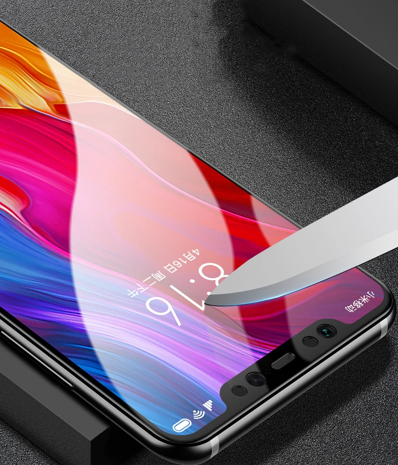Для Xiaomi Redmi Note 6 Pro 5 Plus 6A S2 Y1 Y2 lite Черная Акула Note5A 5D 2.5D с уровнем твердости 9 H полное