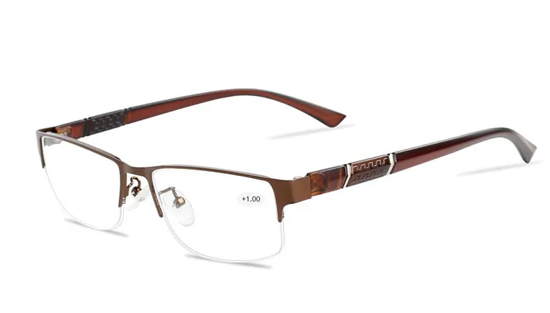Очки для чтения из нержавеющей стали с диоптриями мужские очки Gafas de Lectura дальнозоркие оправы для очков для женщин мужчин+ 1 1,5