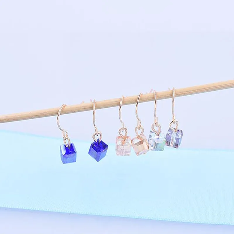 E0210 горячая Распродажа милые розовые синие шампанские хрустальные Висячие