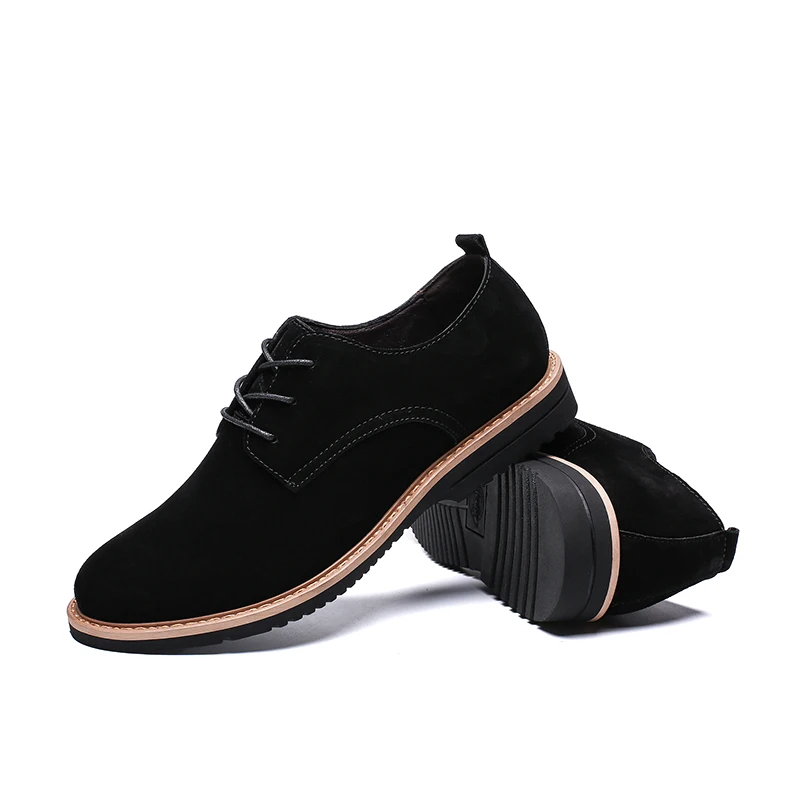 

Classic Men Casual Shoes Lace-up Shoes Handmade Suede Male Flats Moccasins Oxfords Brand Italian Designer Style Shoes 38-46