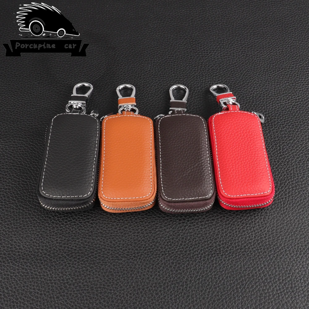 Кожаный кошелек для ключей чехол Женский держатель BMW Audi Mercedes Benz Vw Chevrolet Buick Opel Honda