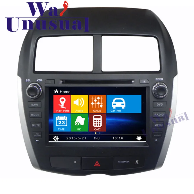 

WANUSUAL 8 Inch Professional Wince Car Entertainment System GPS Navigation For Mitsubishi ASX 2010 2011 2012 with 8GB Free Maps
