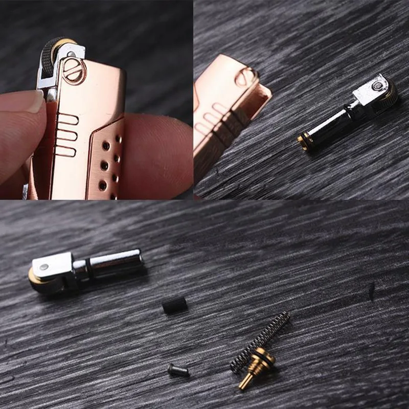 2019new металла сигареты газовая зажигалка фонарь турбо голубого пламени