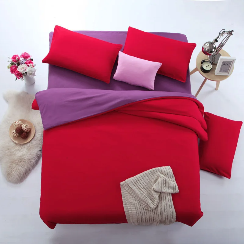 Комплект постельного белья из 4 предметов пододеяльник простыня наволочка