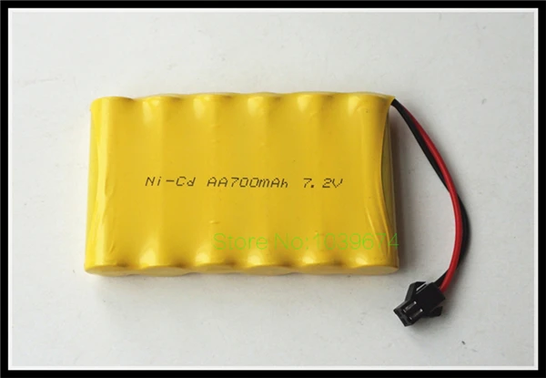 Перезаряжаемые аккумуляторы 7 2 В 6 в 700 мАч AA Ni CD для игрушек внешний