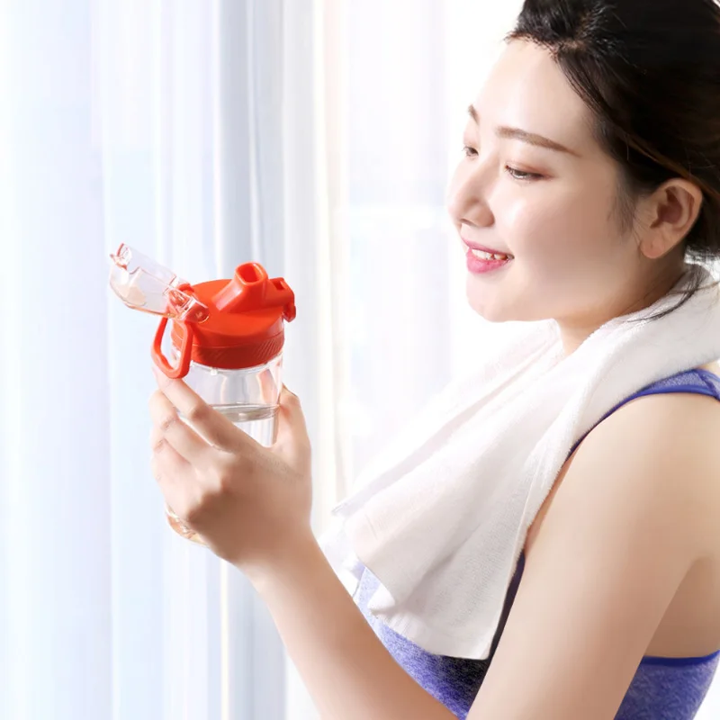 Xiaomi Mijia Quange Hello life Tritan спортивные чашки защита от блокировки Высокая температура для пополнения воды после занятий спортом